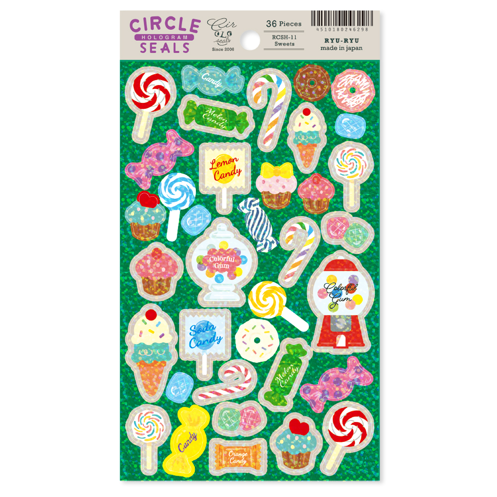 ホログラムサークルシール