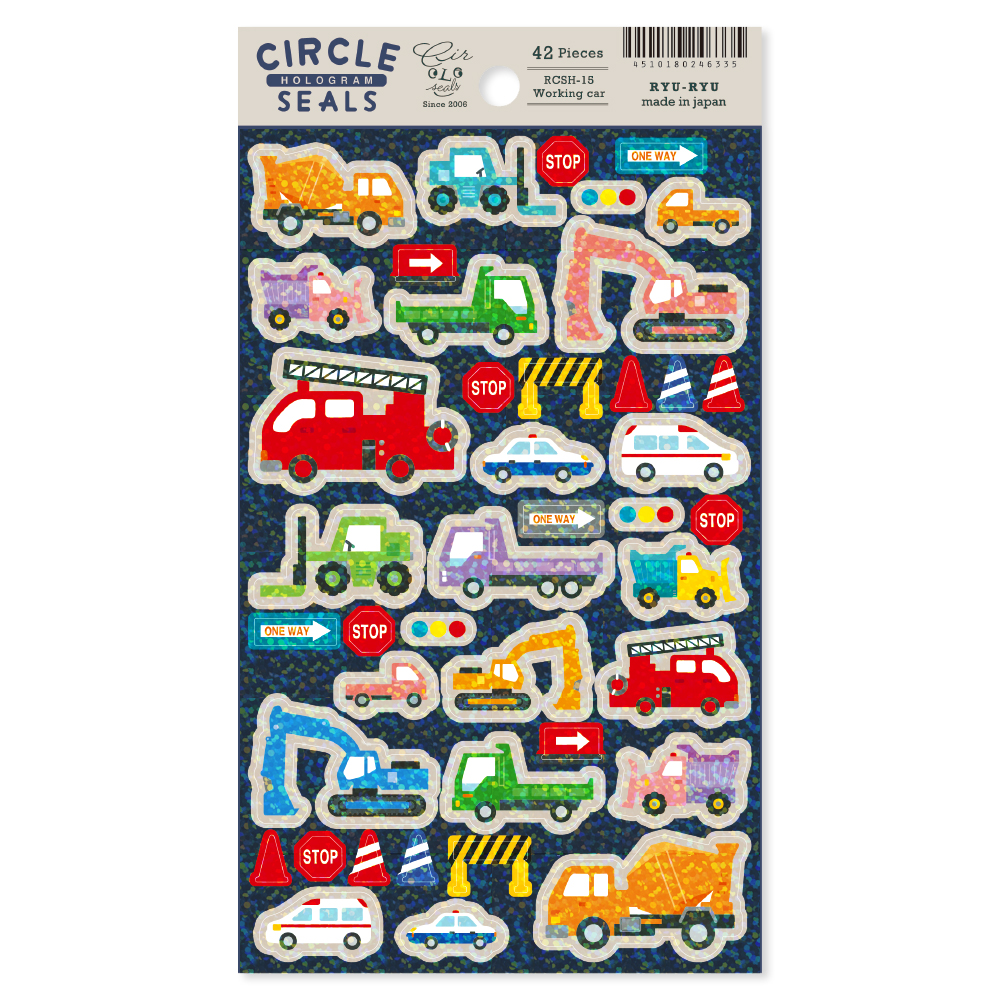 ホログラムサークルシール