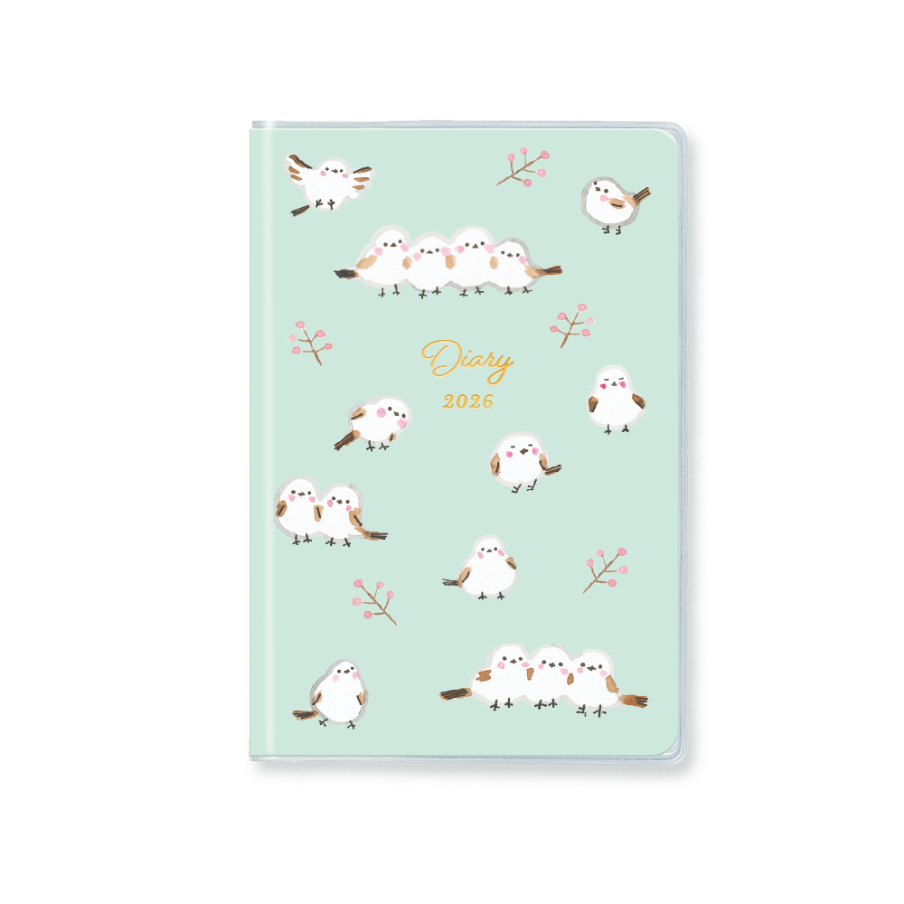 SDK-2606：2026年度 2月始まり スケジュール帳 A6サイズ 日曜始まり