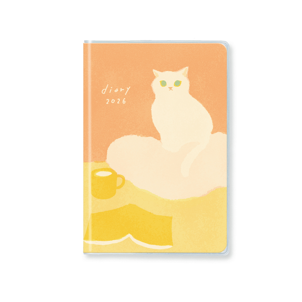 SDK-2608：2026年度 2月始まり スケジュール帳 A6サイズ 日曜始まり