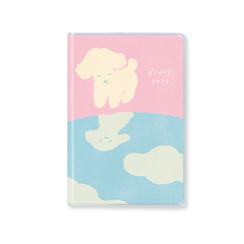 SDK-2609：2026年度 2月始まり スケジュール帳 A6サイズ 日曜始まり