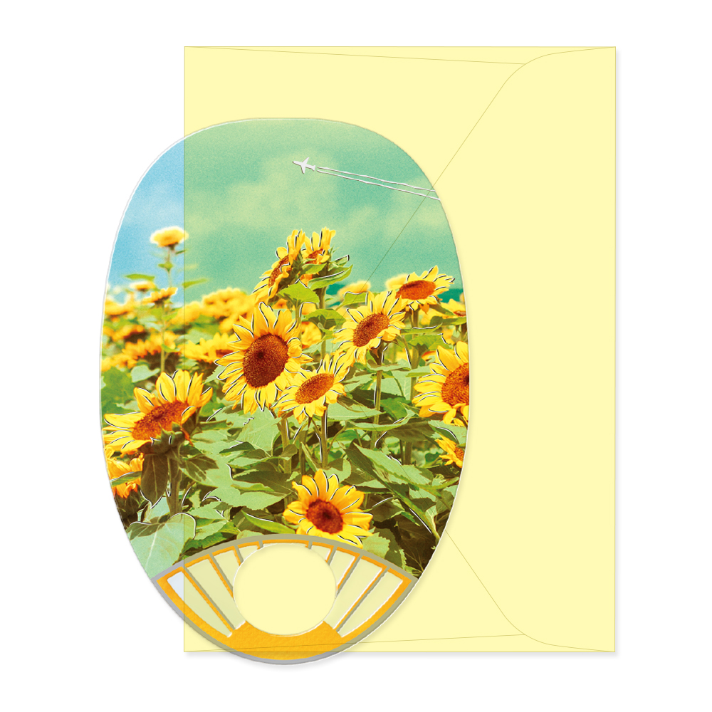 透明うちわカード