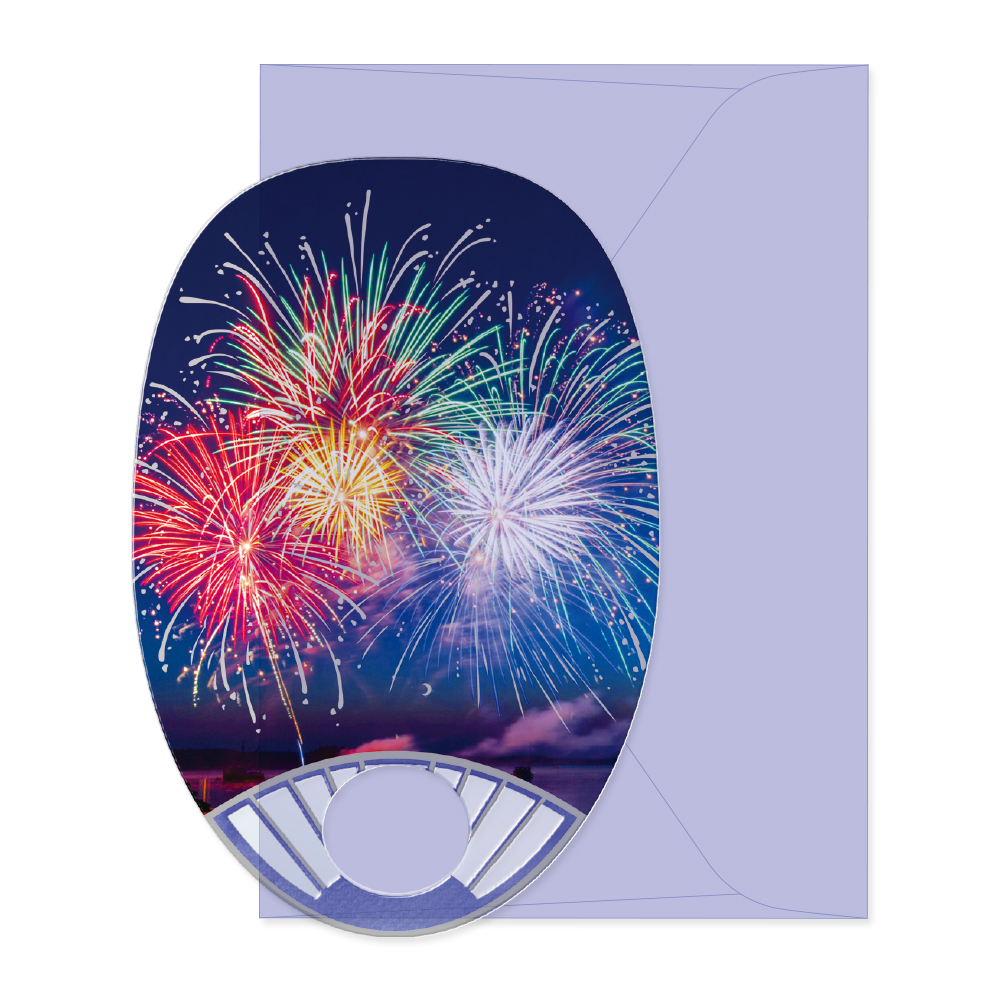 透明うちわカード