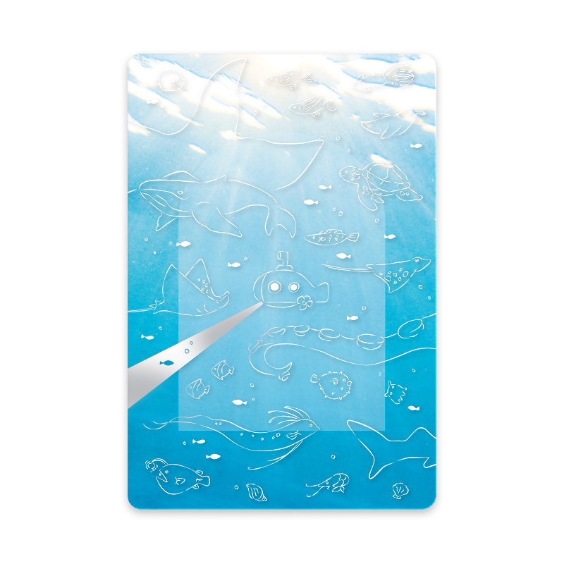 TOC-13：“飾る”を“送る” 透明カード サブマリン〔OZ〕(4510180120710)