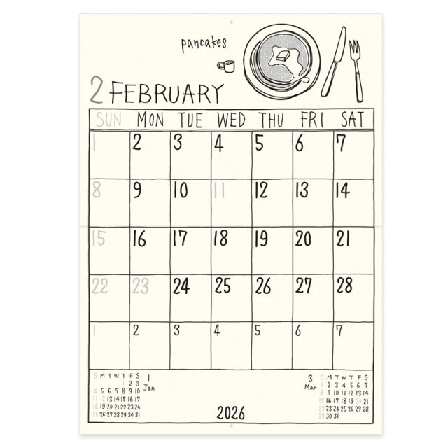 2026年度カレンダー