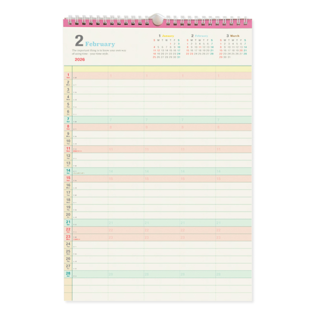 2026年度カレンダー