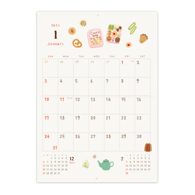 2027年度版カレンダー