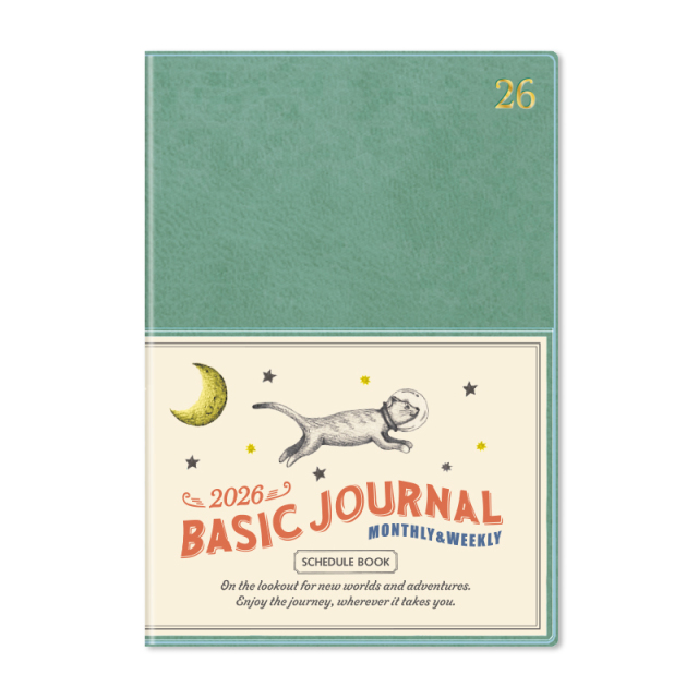 DB-2604：2026年度 9月始まり スケジュール帳 B6サイズ 月曜