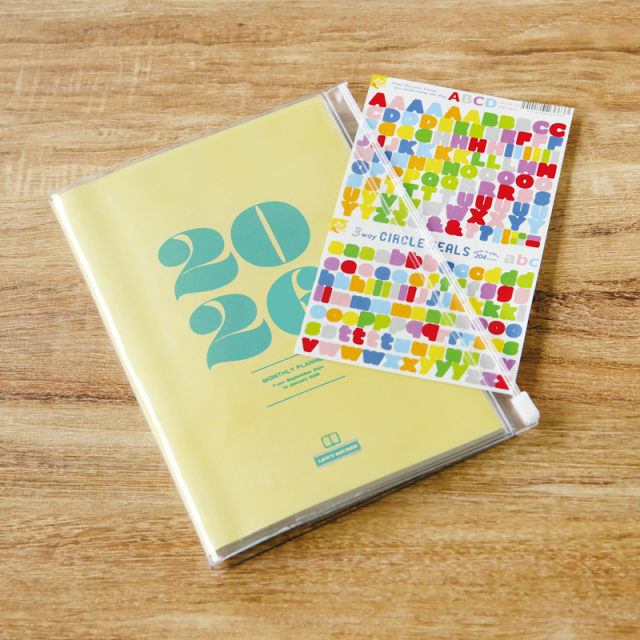 DS-2601：2026年度 9月始まり スケジュール帳 A5サイズ 月曜