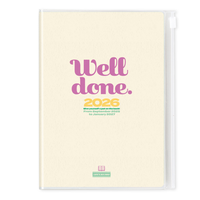 DS-2606：2025年度 9月始まり スケジュール帳 A5サイズ 月曜始まり