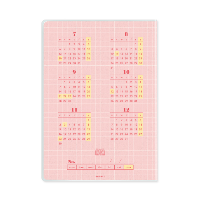 DSS-2605：2026年度 9月始まり スケジュール帳 B6サイズ 月曜始まり