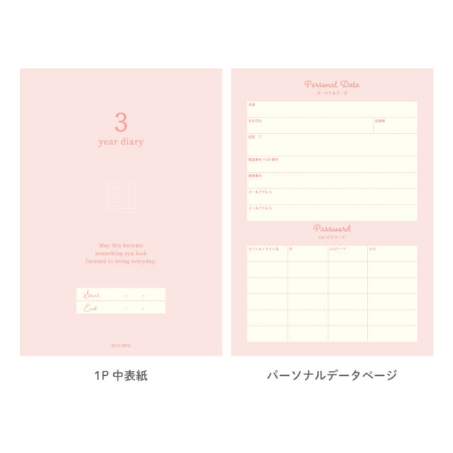 3年日記