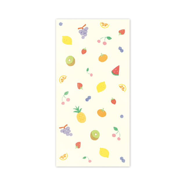 LFUC-26：ちょてがるぽち袋 ミックスフルーツ 同柄3枚入り〔OZ〕