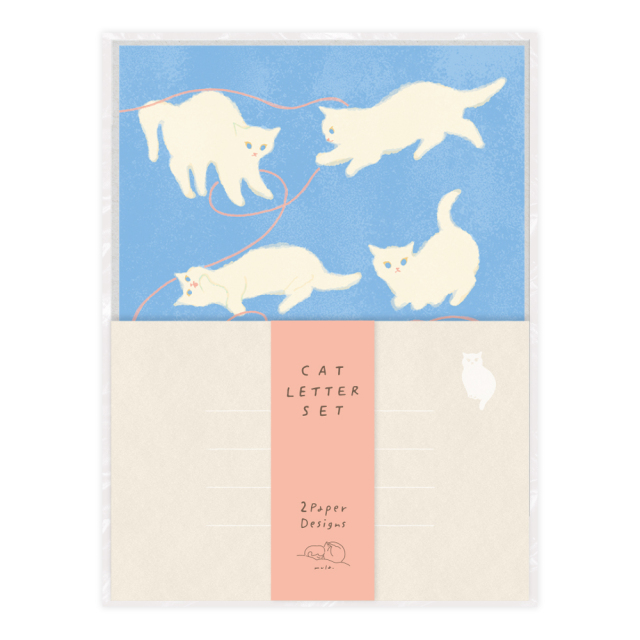 MULS-03：mula レターセット ポルカキャット〔OZ〕(4510180326068）