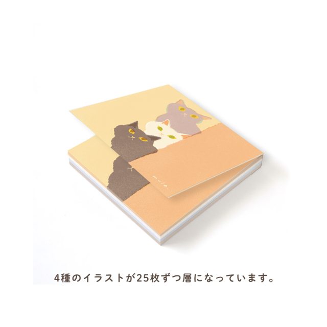 MUM-03：mula メモパッド にゃあ 〔OZ〕(4510180956265）