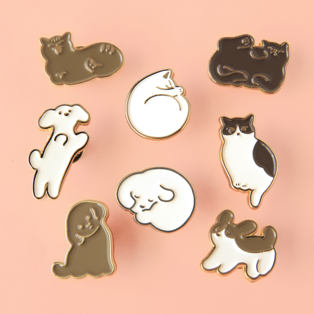 新品☆ゆめにっきピンバッジ7個ウボァセコムマサダ先生窓付きねこきゅっきゅ君モノ子 MUPB-02：mula ピンバッジ ニャンモナイト〔OZ〕(4510180247141）