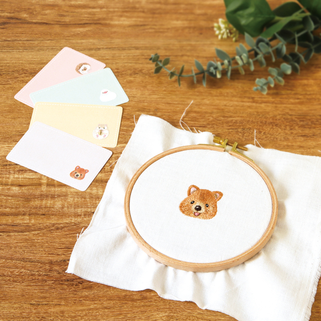 刺繍カード