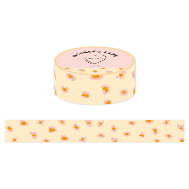 WHMT-03：WHOMEE(フーミー) マスキングテープ 15mm幅 イノセントブルー