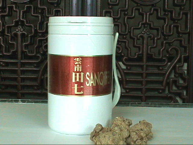 雲南田七末５００ｇ　３０頭有機栽培　隆盛堂