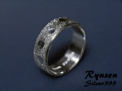 平打ち豆絞りリング7ｍｍ