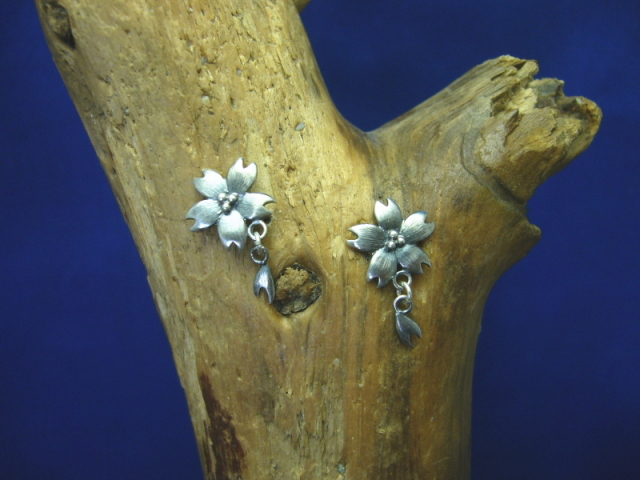 桜　ピアス　花一つタイプ