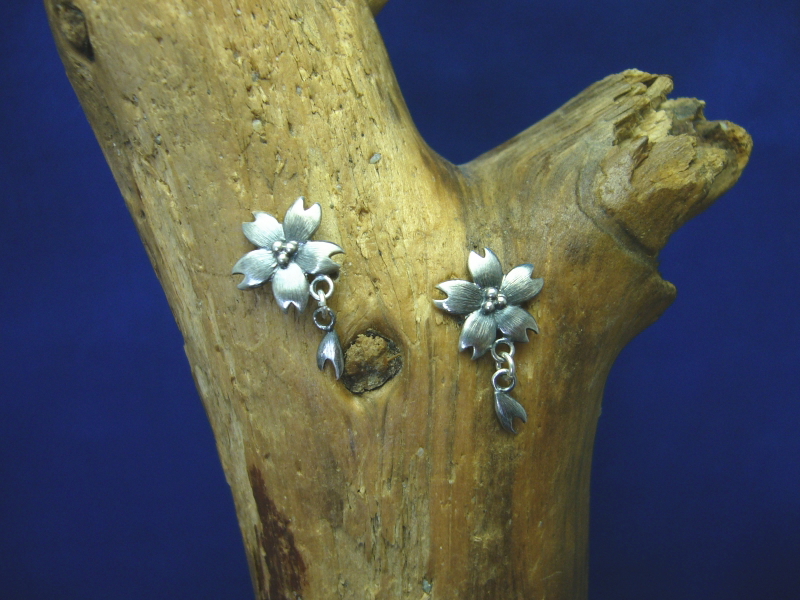 桜　ピアス　花一つタイプ
