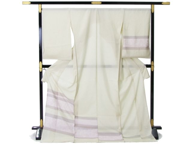 夏物絽訪問着