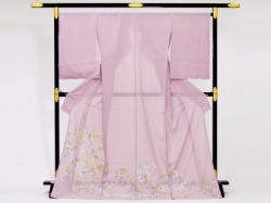 絽ちりめん色留袖