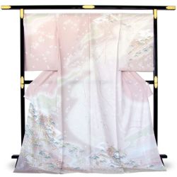 夏物 絽 訪問着