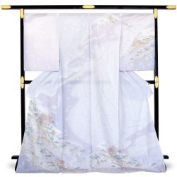 夏物 絽 訪問着