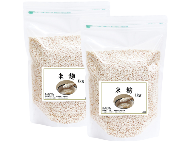 自然健康社 乾燥米麹１ｋｇ×２袋