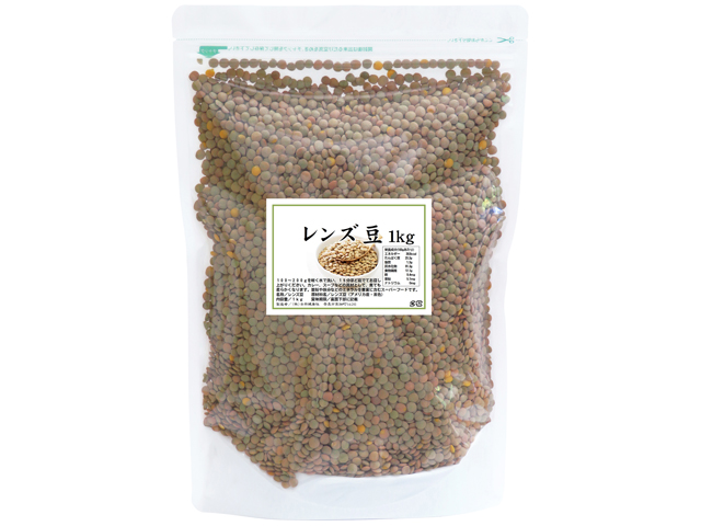 レンズ豆１ｋｇ（ブラウン）