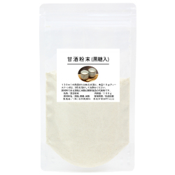 自然健康社 甘酒粉末（黒糖入り）１００ｇ