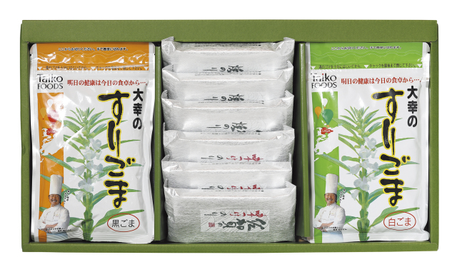 【佐賀・有明のり】ギフトセット（すりごま60g×6袋入）