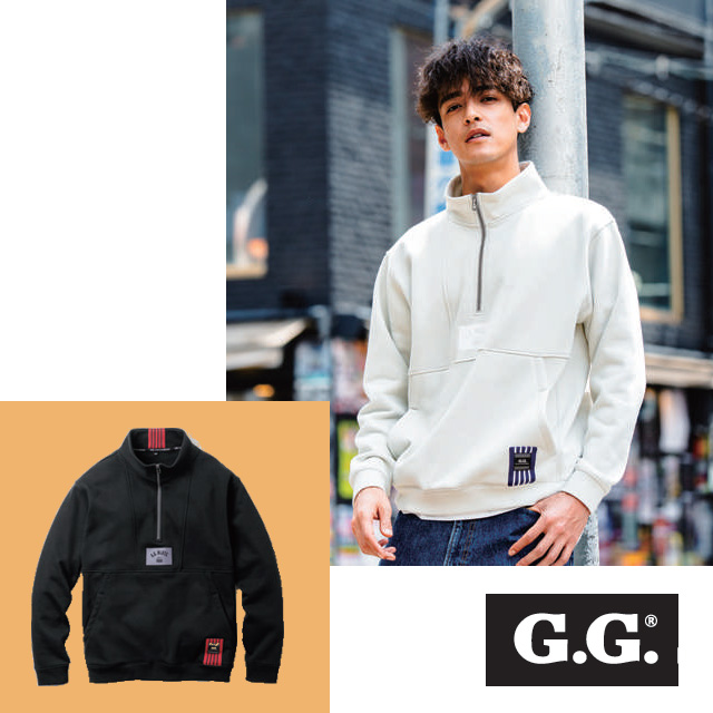 SOWA1524-10 トレーナー（ハーフジップ）