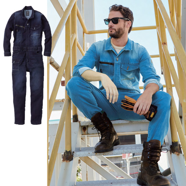 SOWA 2082-20 デニムつなぎ