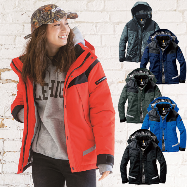 7610 BURTLE(バートル) 防水防寒ジャケット（大型フード付）（ユニセックス）