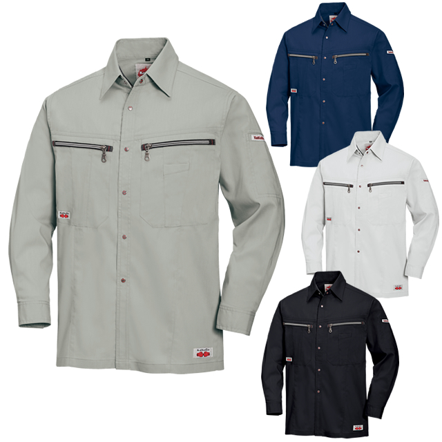 グレー 長袖 8880 XEBEC 長袖ブルゾン｜XEBEC作業服通信販売「作業服のナカノ」