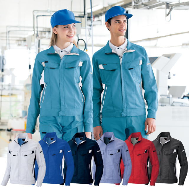 AZ-6801 AITOZ 長袖ブルゾン（男女兼用）