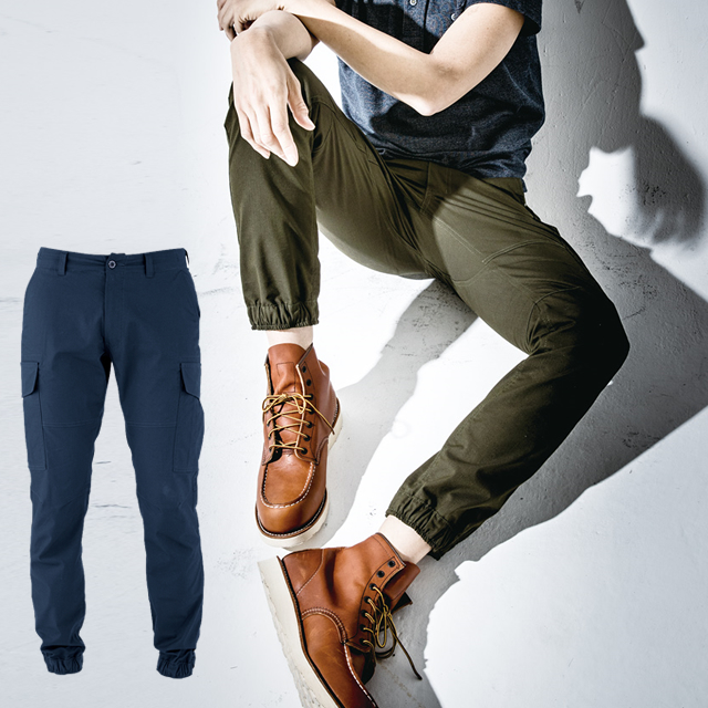 G-6015　CO-COS(コーコス)　ミリタリーストレッチジョガーカーゴパンツ