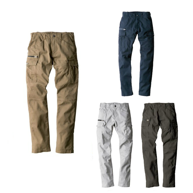 GA-3915 CO-COS(コーコス) ストレッチコードピケ カーゴパンツ