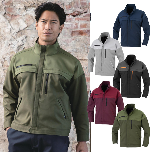 MB25100 CO-COS(コーコス) エコ・裏綿ストレッチブルゾン