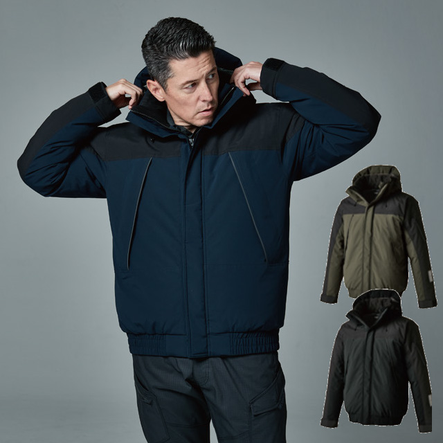 T1926 TS-DESIGN リフレクティブファイバーダウンジャケット