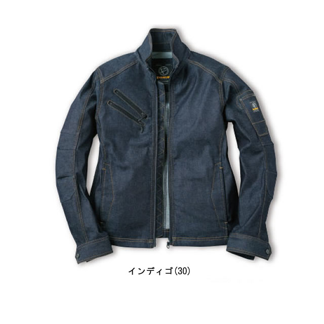 USD407 EVENRIVER ストレッチデニムブルゾン