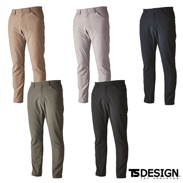 T4612 TS-DESIGN エコハイブリッドダブルクロスパンツ