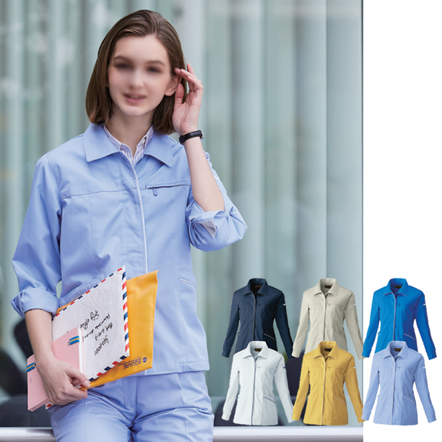 6112 SOWA レディーススモック｜桑和作業服通信販売「作業服のナカノ」