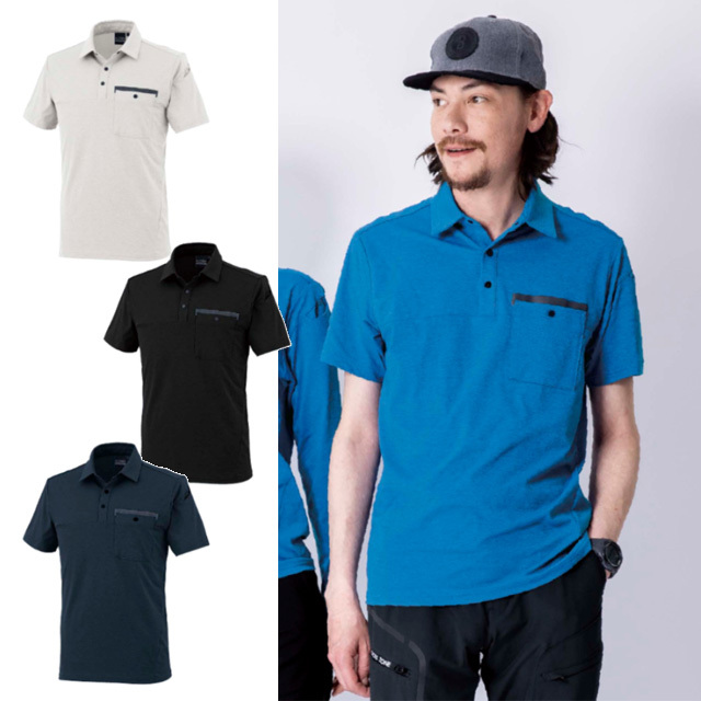 6670 XEBEC(ジーベック) 半袖ポロシャツ