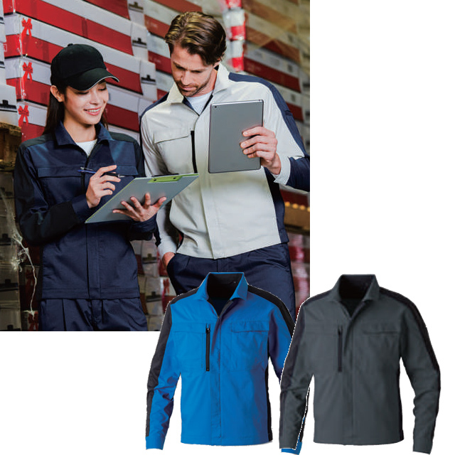 SOWA9528-10 エコストレッチ長袖ブルゾン