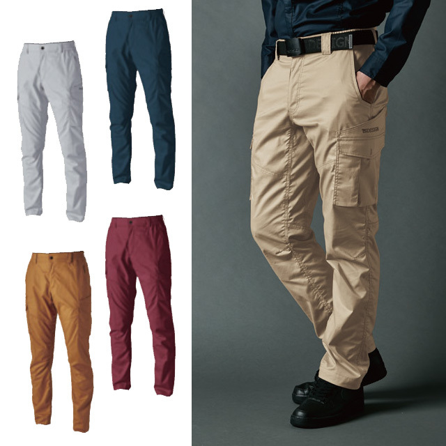 T3604 TS-DESIGN ハイブリッドコットンライトカーゴパンツ