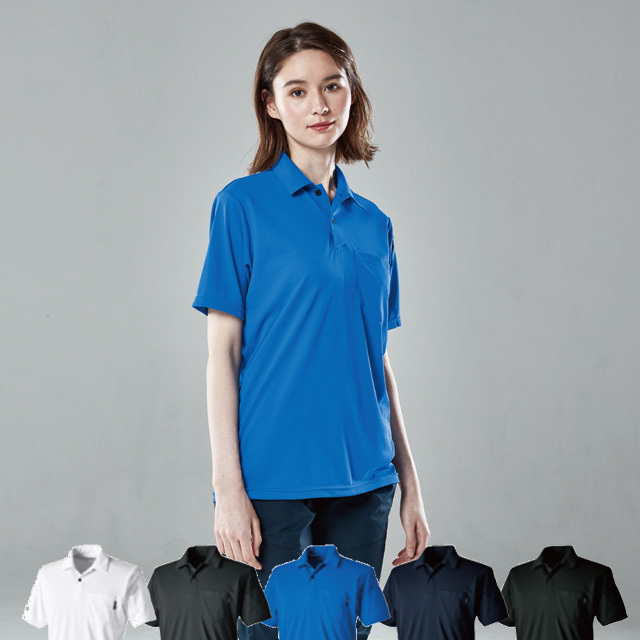 T6065 TS-DESIGN ドライショートスリーブポロシャツ